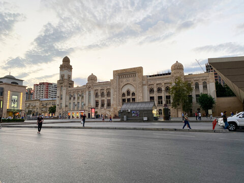 BAKU, AZERBAIJAN; 06 AUGUST 2020.Sebaildistrict.Jafar Jabbarli street.