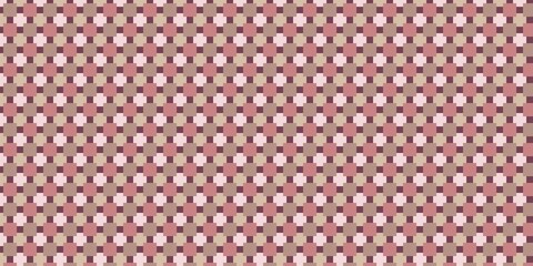 色違いの正方形を互い違いに配置した幾何学模様