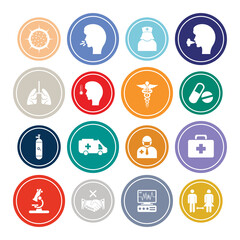 Corona Virus Infographic Round design Icon Sets For Web, App And Design.