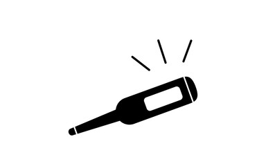 体温測定を促すアイコンイラスト