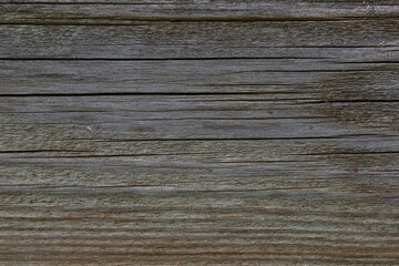 old unpainted dark grey wooden Board with cracks, texture, background