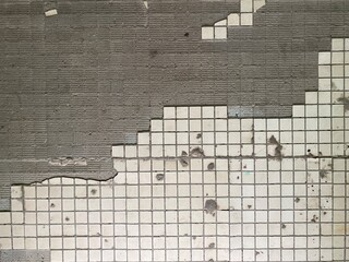 texture, background, destroyed mosaic wall
