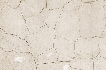Abstract concrete, weathered with cracks and scratches. Landscape style. Great background or texture.