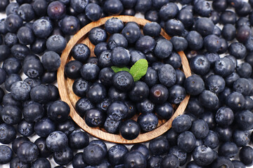 blueberries on a plate