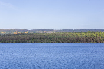 The Loch Ness in Highlands, Scotland.