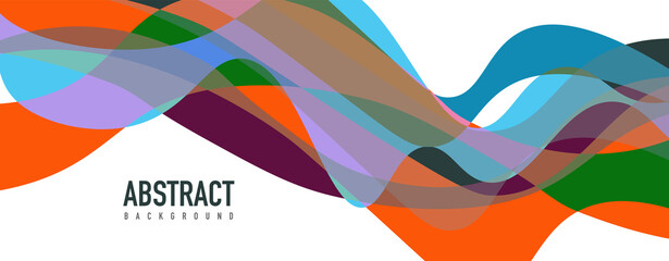 Fluid wave colorful abstract background. Dynamic colorful vibrant vector design