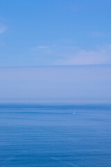 Obraz premium The Irish Sea on a sunny day, summer time.