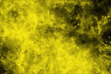 Futuristic galaxy light background illustration, fantasy style, yellow color
