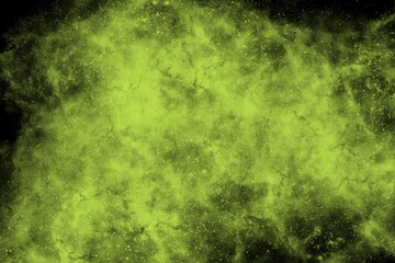 Futuristic galaxy light background illustration, fantasy style, light green