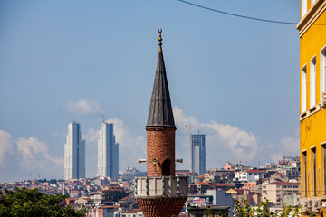 Fototapeta na wymiar Muezzin Turm, Instanbul, Türkei