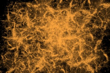 Futuristic galaxy light background illustration, fantasy style, orange color