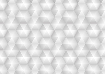 white hexagon polygon abstract background, 3d wallpaper, template for website cover poster banner brochure and more