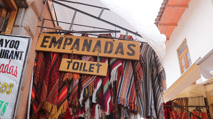 The Pisac Market is one of the most famous markets in Cusco Retion, Peru.