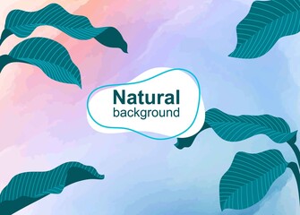 Watercolor flowers background in pastel colors.