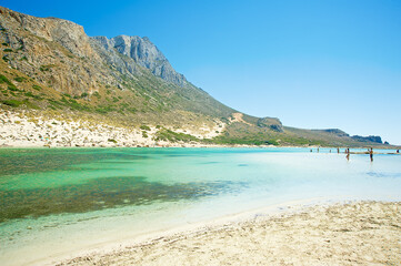 The Balos landscape of Crete, Greece
