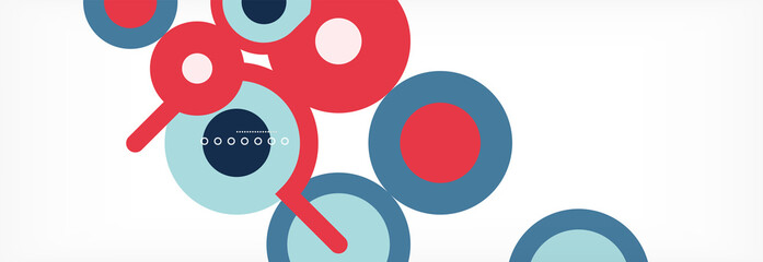 Circles and lines abstract background for covers, banners, flyers and posters and other templates