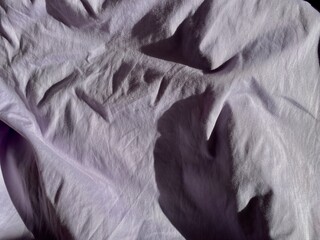 Background Of Crumpled Dense Fabric