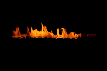 abstract very hot blaze fire flame texture  on black background
