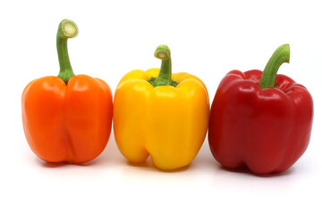 red and yellow peppers