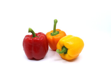 red and yellow peppers