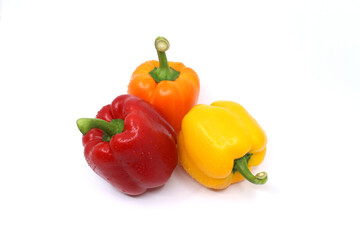 red and yellow peppers