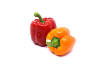 red yellow peppers