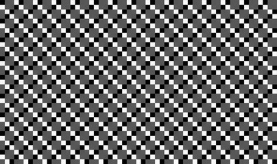Geometric background with checkered texture - Abstract illusion