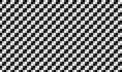 Geometric background with checkered texture - Abstract illusion