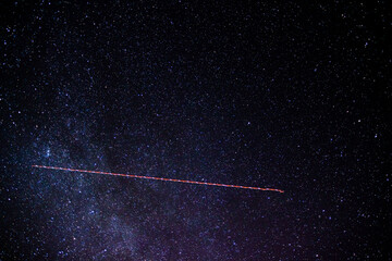 night clear sky full of stars. 