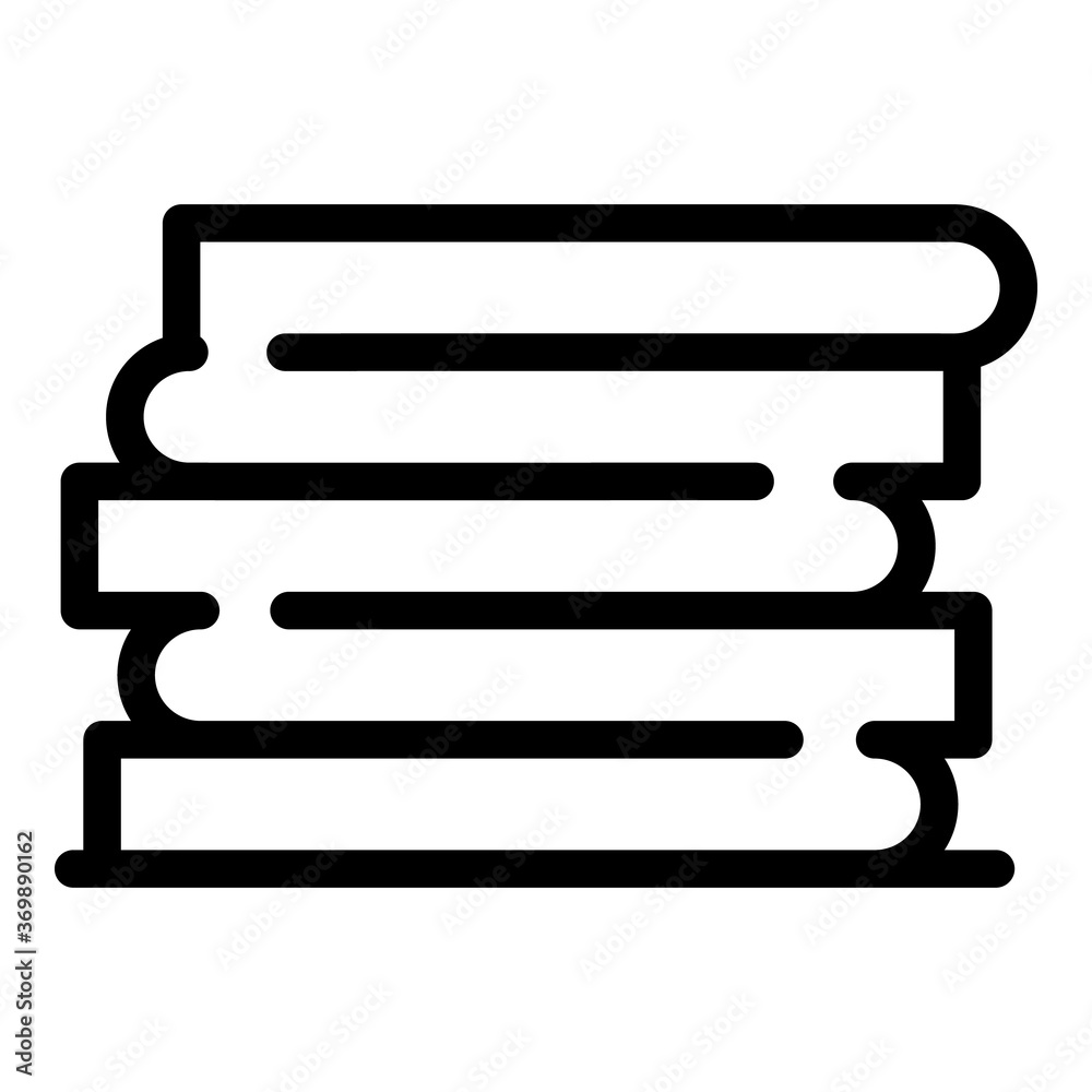 Poster data storage icon. outline data storage vector icon for web design isolated on white background