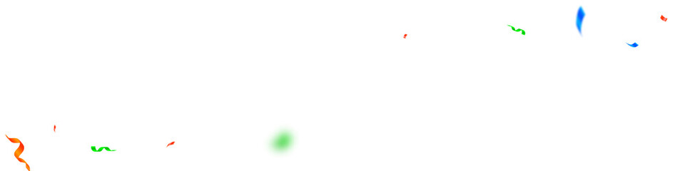 Streamers and confetti. Colorful streamers tinsel 