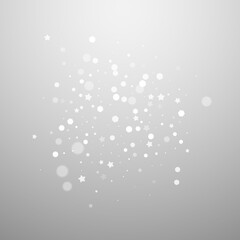 Magic stars random Christmas background. Subtle fl