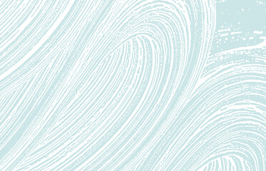 Grunge texture. Distress blue rough trace. Creativ