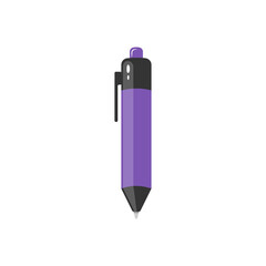 Pen icon isolated on white background.