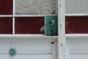 old wooden door