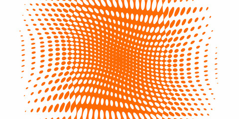 Polka dot pop art halftone pattern
