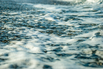 Black Sea in Abkhazia in August and September