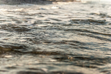 Black Sea in Abkhazia in August and September