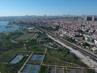 Fototapeta premium drone view