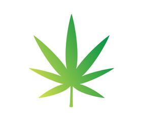 Fototapeta premium Marijuana icon. Medical marijuana vector icon. 