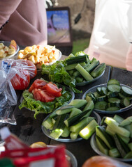 
fruits and vegetables on the table
