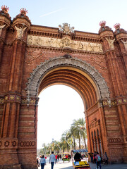 Fototapeta na wymiar arc de Triomf, Barcelona