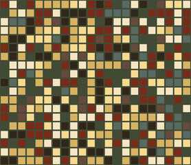 Color mosaic. Colorful background. Abstract seamless pattern. Vector illustration.