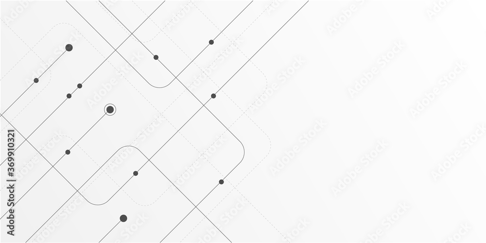 Poster Abstract connect lines and dots.Technology graphic Networkbackground.