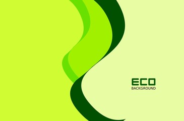 Green eco friendly backgrounds with leaf patterns for business posts and presentations, natural backgrounds, green abstract backgrounds