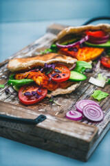 pitabrot mit gemüse