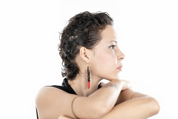 Obraz premium Portrait of a beautiful young girl
