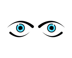 Creative Eye Concept Logo Design Template. Eye care logo. Eye vision icon. vector Stock illustration.