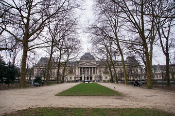 View at the Building of Royal Palace in Brussels. Brussels is the capital of Belgium.
