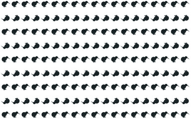 
Pattern with the image of kiwi. Illustration of kiwi. Vector kiwi pattern. Illustration of black kiwi.